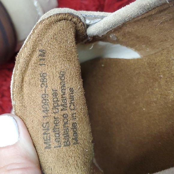 Florsheim tan/cream men's dress shoes - Picture 9 of 11